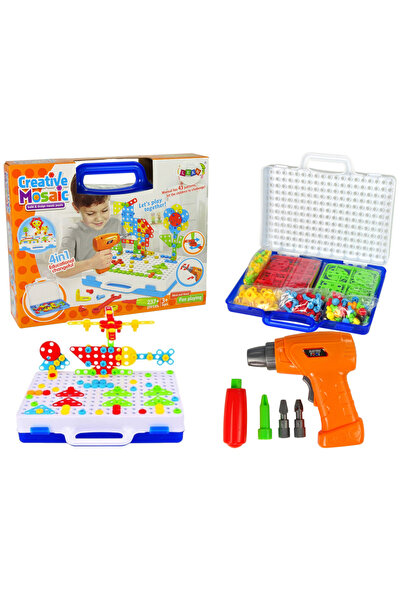 LEAN Puzzle Mozaic Creativ Șurubelniță 4-în-1 237 Piese
