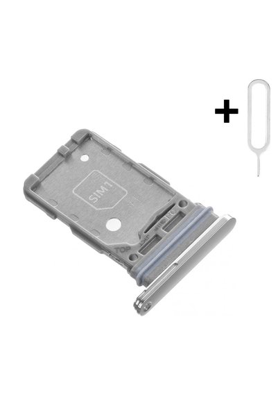 OEM SIM Tray/Holder for Samsung S21 5G (G991), 2 SIM slots + SIM ejector tool...