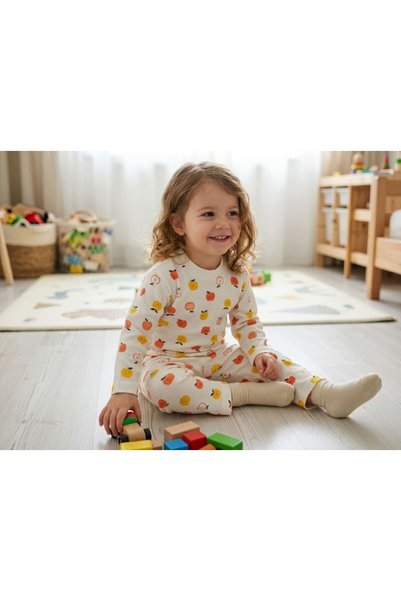 BUUFUU Baby Set Buy Top Cotton Printed