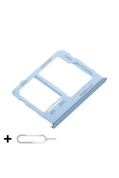 OEM Θήκη/Δίσκος κάρτας SIM για Samsung A32 5G (A326), Διπλή SIM με υποδοχή κά...