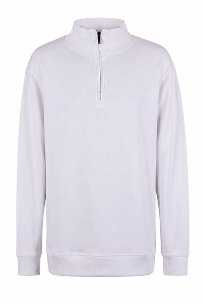 trender Knitwear Selanik Ecru Men's Sweatshirt 1256