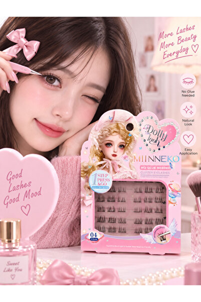 Generic Brand مجموعة رموش صناعية على شكل خصل منفصلة