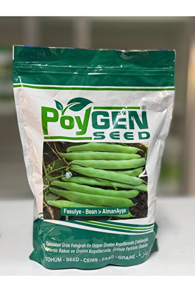 POYGEN Tohum Alman Ayşe Sırık Fasulye Tohumu 2 KG