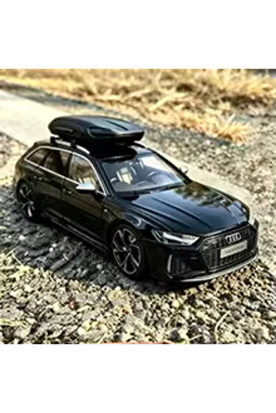 SCOWETTO 1:18 Scale Audi A6 Rs Diecast Metal Licensed Model Car Black