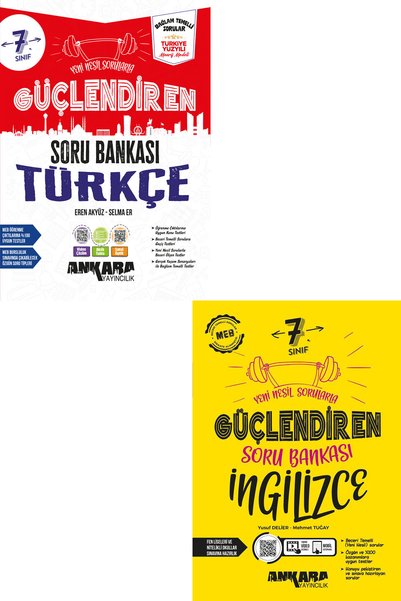 Ankara Yayıncılık 7.Sınıf Türkçe İngilizce Bağlam Temelli Soru Bankası Güncel...