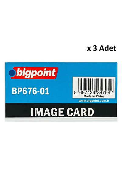Bigpoint Ακρυλική Ετικέτα Ονόματος Ορθογώνια Διαφανής x 3 Τεμάχια