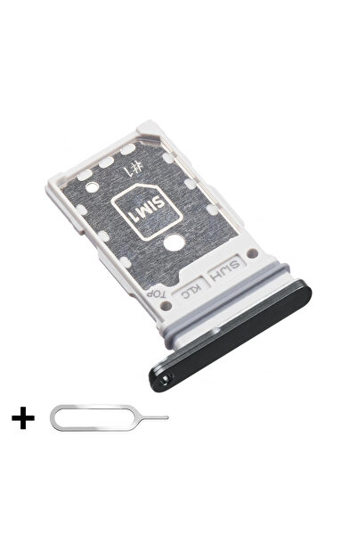 OEM Θήκη/Δίσκος κάρτας SIM για Samsung S22 Ultra 5G (S908), Διπλή SIM + Περιλ...