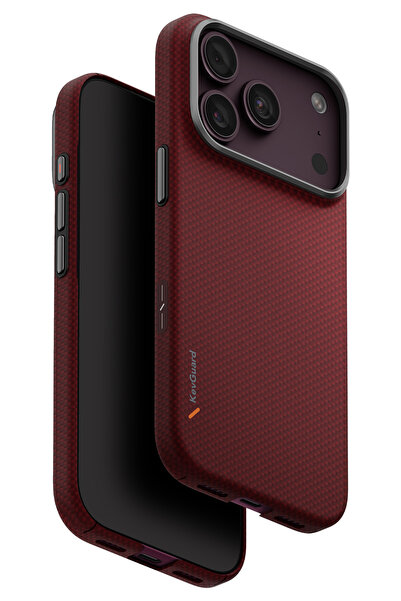 UNIQ Better By Design İphone 18 Pro Max Keva Edge Slim Karbon Kapak %100 Arma...