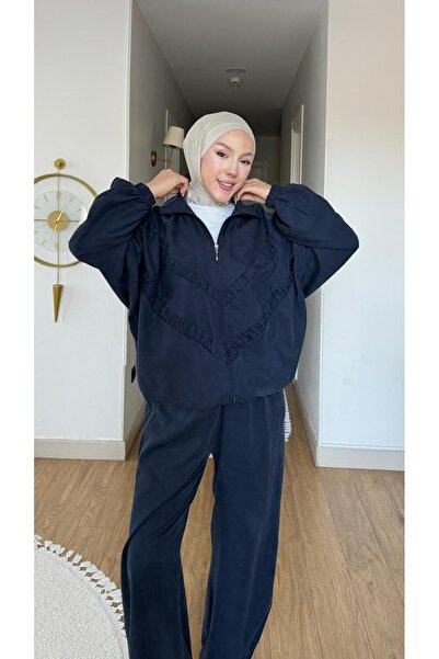 salisburys Molly Nelly Women's V-Piece Zippered Pants Suit