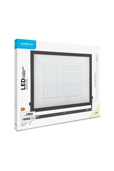 Modee Lighting Προβολέας LED Σειράς Ε Λεπτός 200W 120 °   4000K 16000 lm ERP
