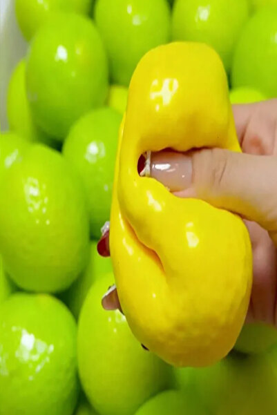 Pofika Limon Butter Squishy Stres Oyuncağı Süper Yumuşak Köpük DolguSıkılabil...