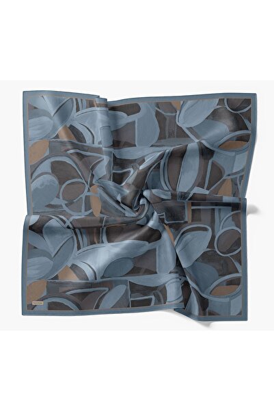 Silk Home Velora Scarf Abstract Indigo