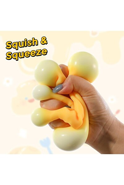 Genel Markalar Cheese Squishy Sıkılabilir Peynir Tasarımlı Duyusal Stres Oyuncağı