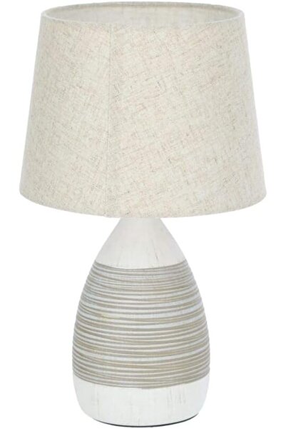 micasa Table Lamp 25X25X42Cm Beige Shade