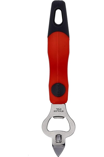 DELCASA Stainless Steel Bottle Opener, DC1923 - Opener with Forked Church Key...