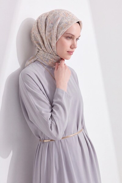 Silk Home Soft Scarf Paisley Cream