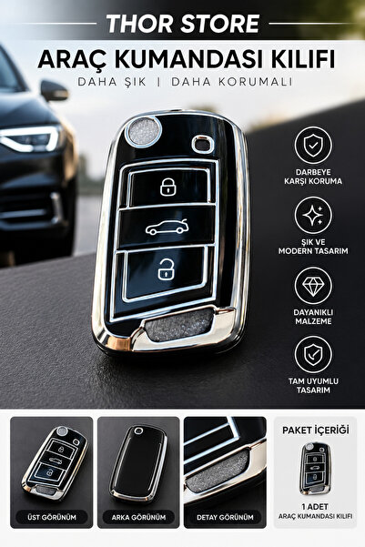 THORSTORE Skoda octavia rapid fabia kamiq karoq kodiaq scala nano anahtar kıl...