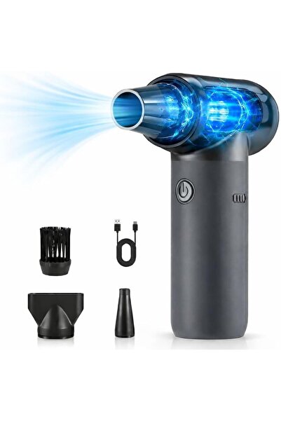 Airvolt Compressed Air Duster –180000RPM with 3 Adjustable-Speeds Cordless El...