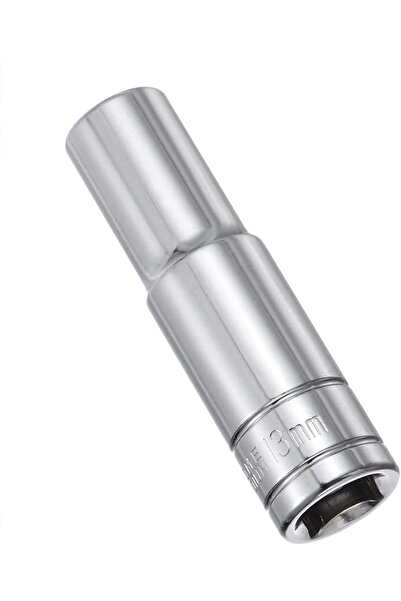 TERRIFI 6-Point Deep Socket, 1/2" Drive 13mm Socket, Full Polishing CR-V Stee...