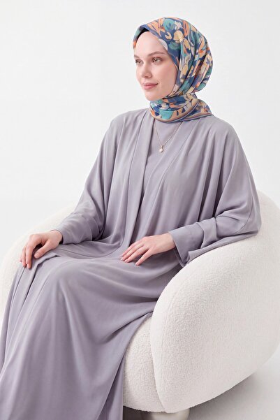 Silk Home Soft Eşarp Painterly Floral İndigo