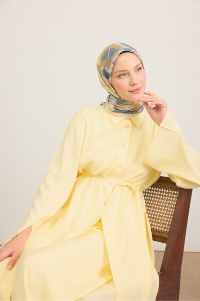 Silk Home Soft Scarf Urban Patch Light Yellow
