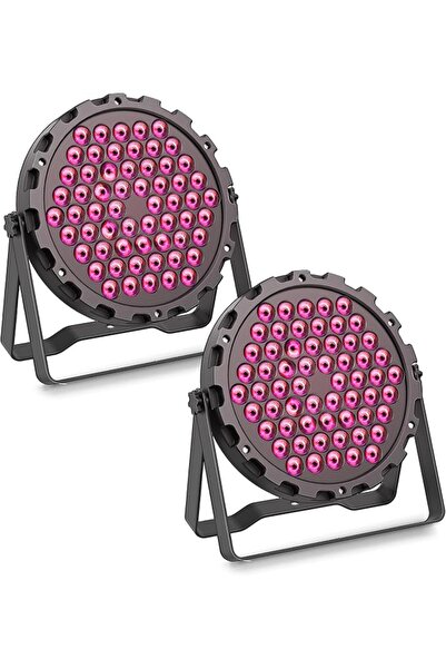 GENERAL مجموعة من إضاءتين RGB للمسرح: 60 مصباح LED بقوة 90 واط قابل للتعتيم -...