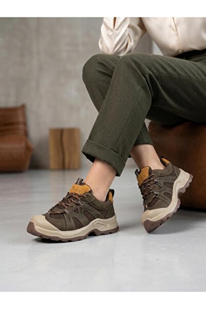 Guja 26K389 Kadın Hakiki Deri Bağcıklı Kalın Taban Sneaker Ayakkabı
