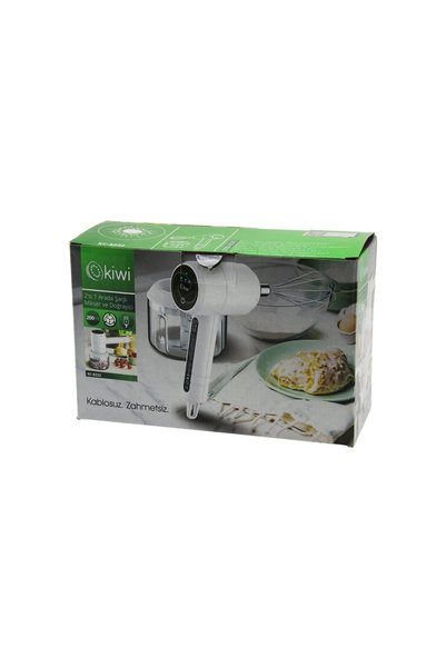 EGE YAPI KİWİ KC-8232 2İN1 USB ŞARJLI MİKSER - DOĞRAYICI 20W200ML3-KADEME HIZ=IŞIKLI GÖSTERGE DC 5V / 1ALİ-İO