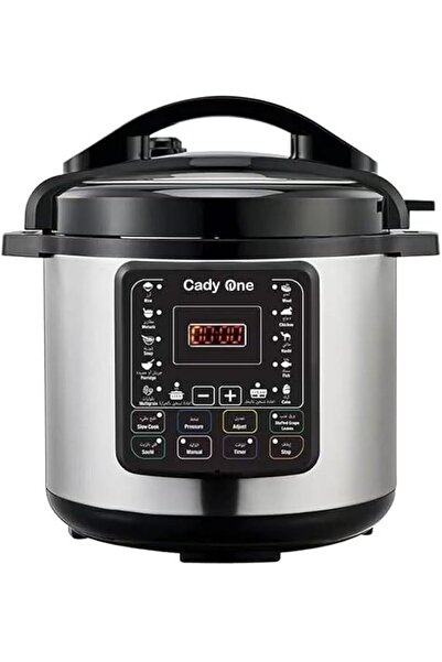 CADY WILL قدر ضغط كهربائي كادي ون سعة 6 لتر، أسود 2724457973356
