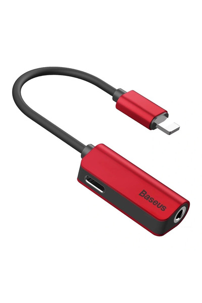 Baseus Προσαρμογέας Ήχου L32 Lightning σε Mini Jack 3.5mm και Θύρα Φόρτισης L...