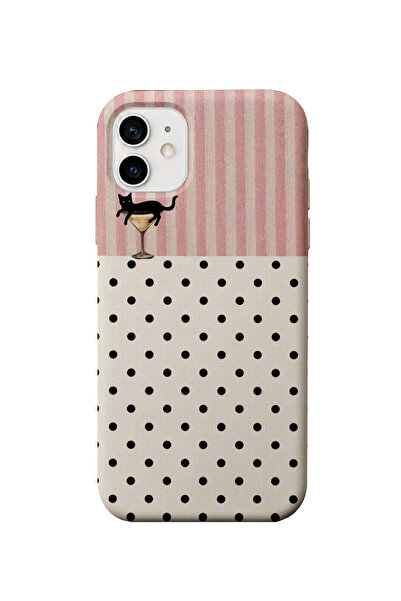 farifra iPhone 11 Uyumlu Desenli Silikon Lansman Telefon Kılıfı a.M040BEYAZ.png