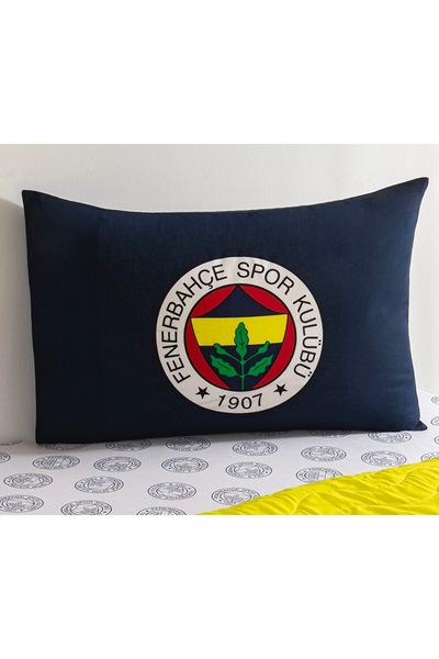 Zorluteks Taç Out Fenerbahçe Patterned 100% Cotton Fabric 1 Piece Pillowcase ...