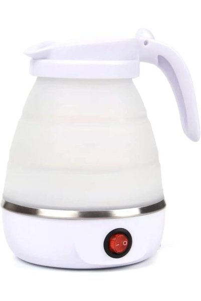 EACAM Portable Automatic Electric Kettle - Foldable Silicone Travel and Home ...
