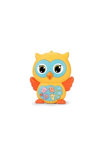 TOY LAND Interactive Baby Musical Owl Toy with Light-Up Buttons and Sound Eff...