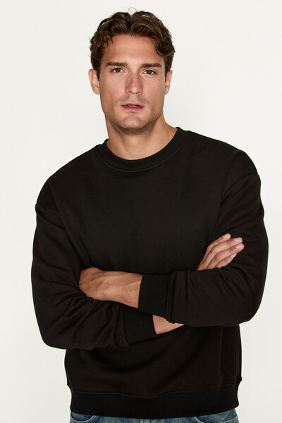 GRIMELANGE NEDVED Erkek Siyah Sweatshirt