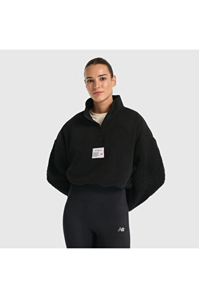 New Balance WNC3512 Siyah Kadın Sweatshirt
