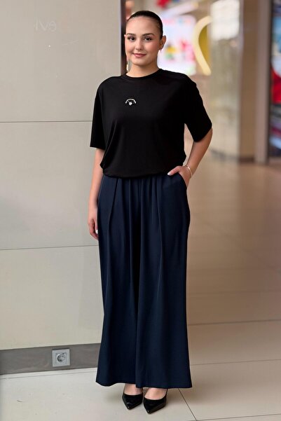 sentez giyim Sentez Inside-Pile Wide-Leg Pants