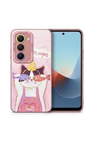 Nezih Case Redmi 15 ile Uyumlu Kamera Korumalı Desenli Silikon Kılıf
