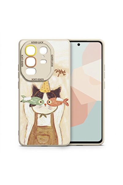 Nezih Case İnfinix Note 50 Pro Plus ile Uyumlu Kamera Korumalı Desenli Siliko...
