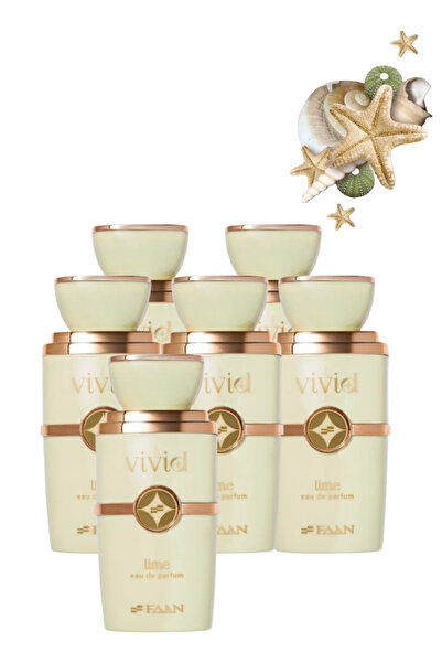 Faan 6 Pieces Vivid Lime Perfume 100ML