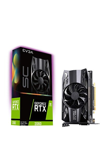 Evga GeForce RTX 2060 SC GAMING, 6 GB GDDR6, HDB fanı, ekran kartı 06G-P4-206...