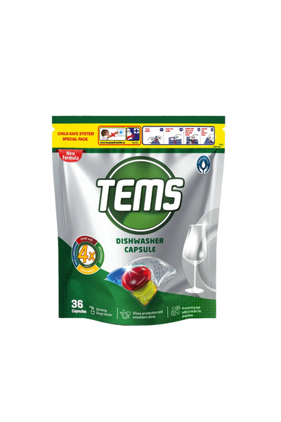 TEMS Capsule 4-în-1 pentru masina de spalat vase (36 buc)
