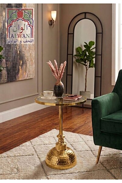 Generic Brand Glass Side Table with Luxurious Gold Base and Modern Design – 5...