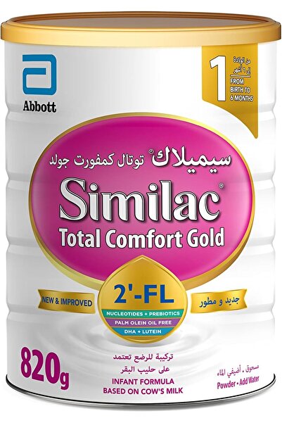 Similac Total Comfort Gold 2'-FL Stage 1 From Birth To 6 Months 820g