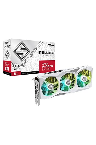 ASROCK Radeon RX 7600 Çelik Efsanesi 8 GB, 8192 MB GDDR6
