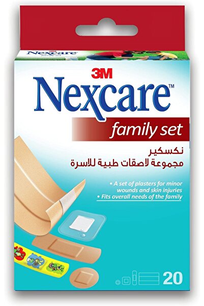 Nexcare 3M Family Sets Bandages, 20'S, One Size