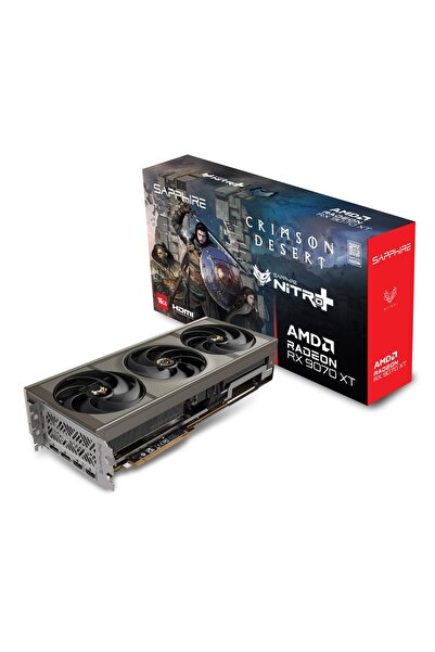 SAPPHIRE Nitro+ AMD Radeon RX 9070 XT 16GB Crimson Desert Versiyonu Gaming OC