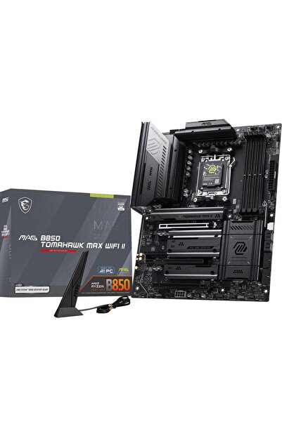 MSI MAG B850 Tomahawk MAX WiFi II anakart - AMD Ryzen 9000/8000/7000 işlemcil...