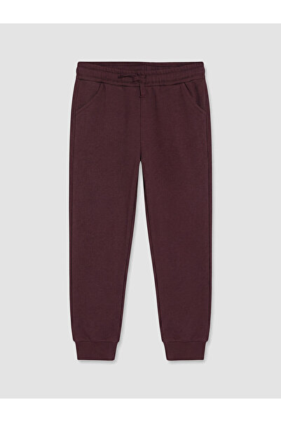 LC Waikiki Burgundy Boys' Jogger Sweatpants