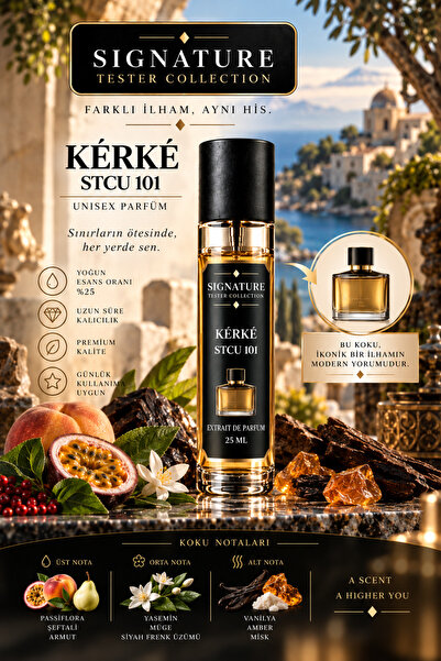 Signature Tester Collection KÉRKÉ STCU 101 Unisex Parfüm Extrait de Parfum %2...